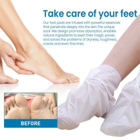 West&Montreal Exfoliating Foot Mask Foot Care Cleanses Keratin Calluses, Prevents Cracking, Moisturizes Foot Mask