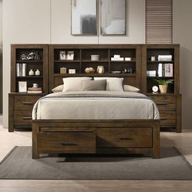 ACME Merrilee II Eastern King Bed, Oak Finish BD02076EK