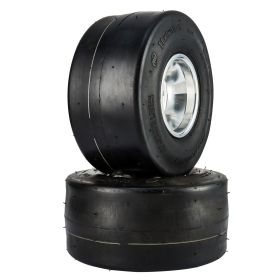 VEVOR Go Kart Tires and Rims, 11x6-5" Go Kart Wheels, 2-Pack Rear Wheels, Aluminum Alloy Rims and Rubber Tires