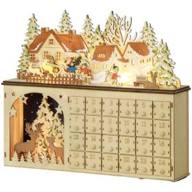 Christmas Advent Calendar (Color: as picture)