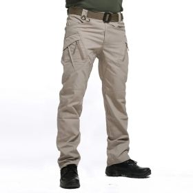 City Tactical Cargo Pants Classic Outdoor Hiking Trekking Army Tactical Joggers Pant Camouflage Military Multi Pocket Trousers (Khaki: S)